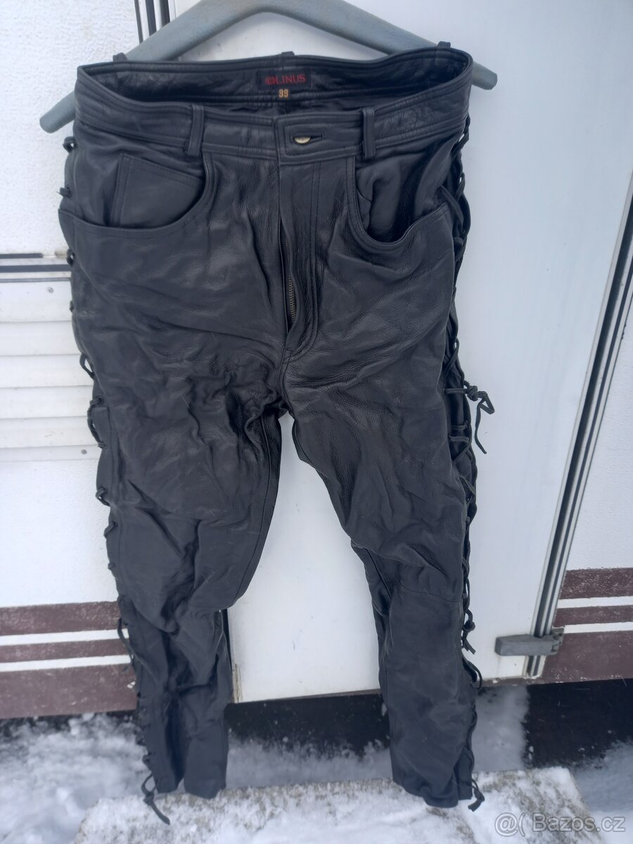 Kožené kalhoty Linus - 2