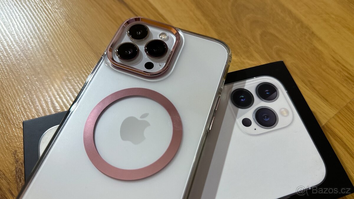 Kryt Guess na iPhone 13 PRO MAX - růžovobílý - 2