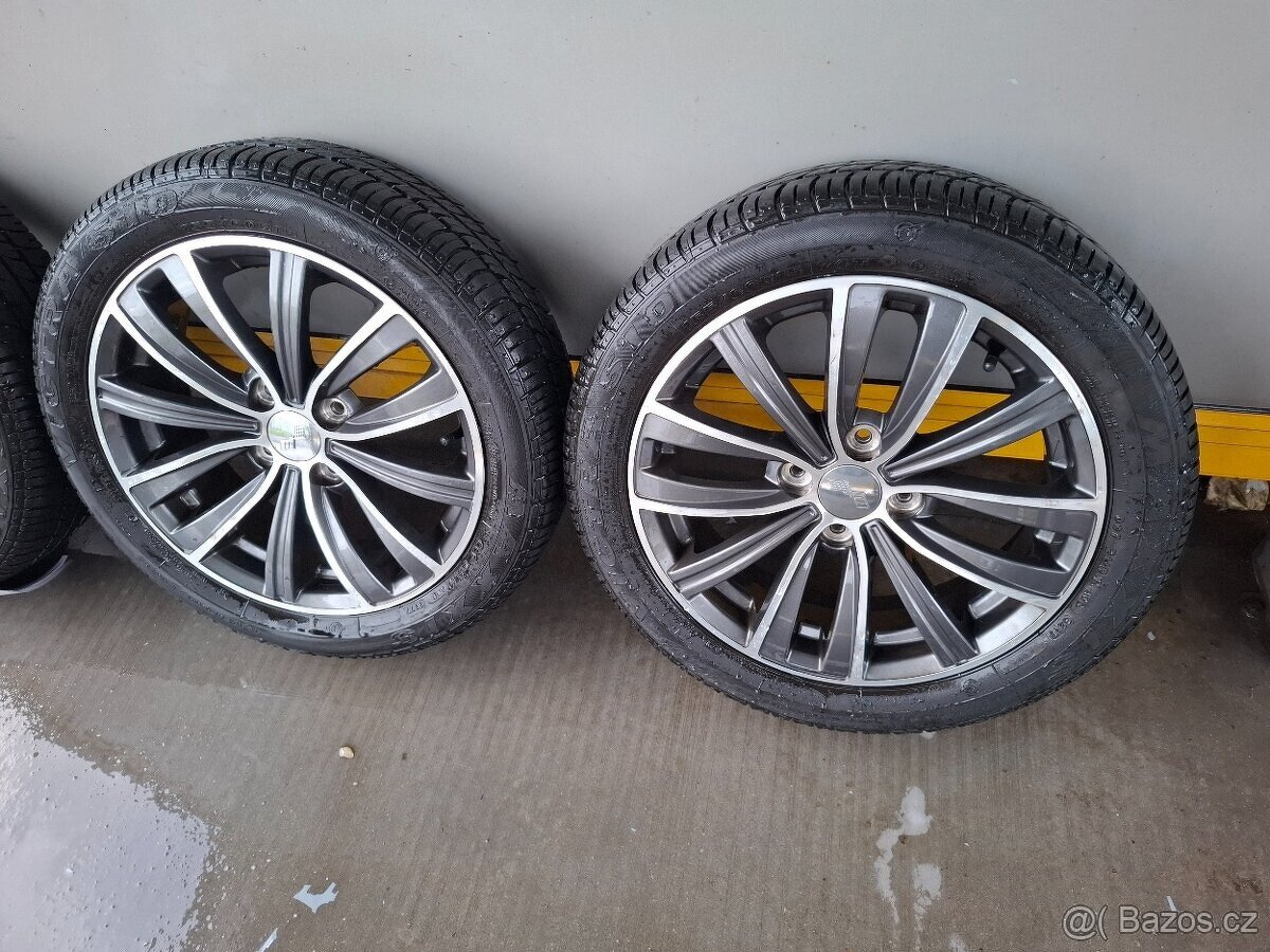 Alu disky 4x100 r15 Ligier letní pneumatiky155/60 r15 - 2