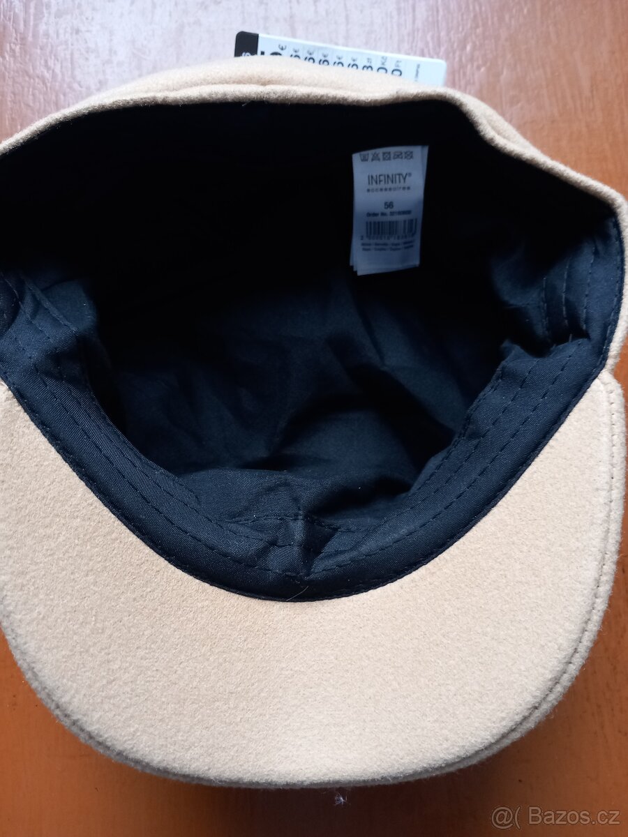 Dámská zimní čepice/kšiltovka vel. 56 cm NOVÁ - 2