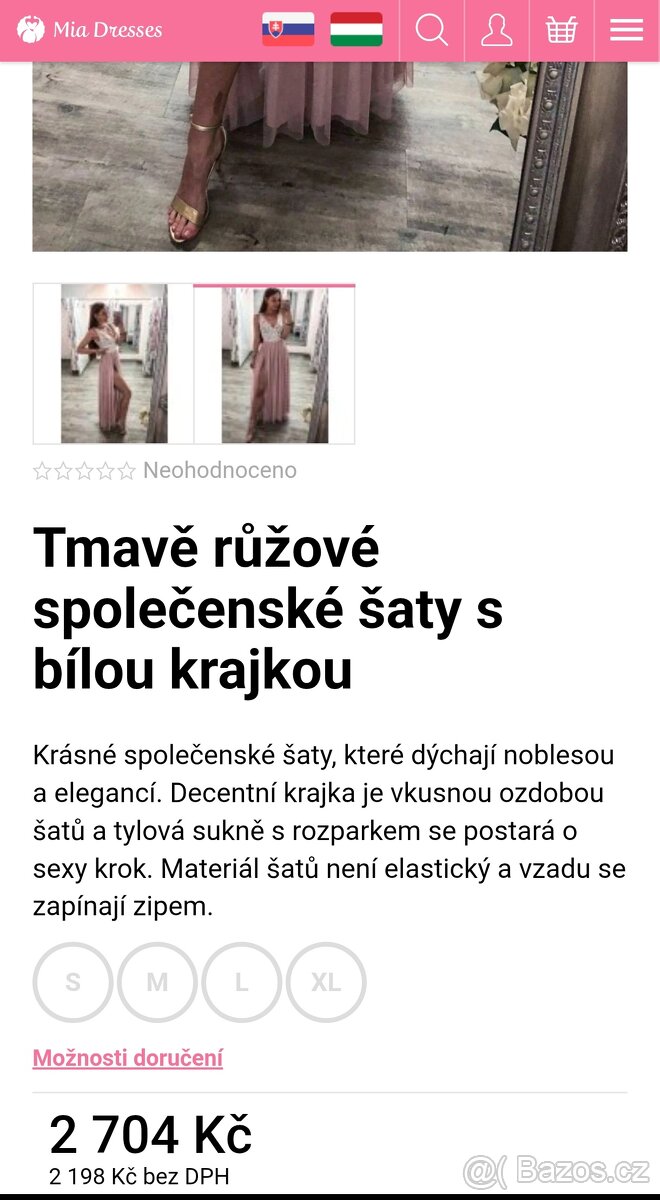 Společenské/plesové/popůlnoční šaty Emo - 2