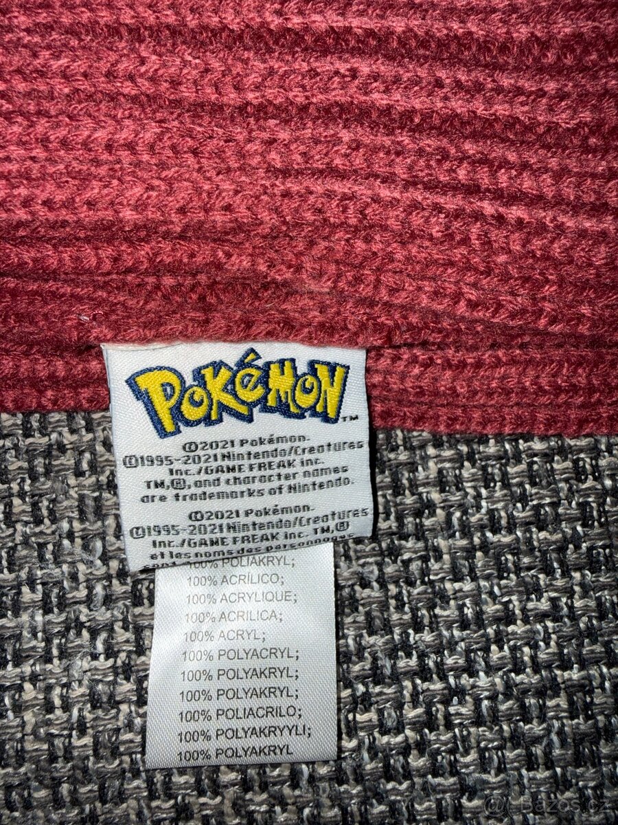 Pokemon Eevee zimní čepice a šála - 2