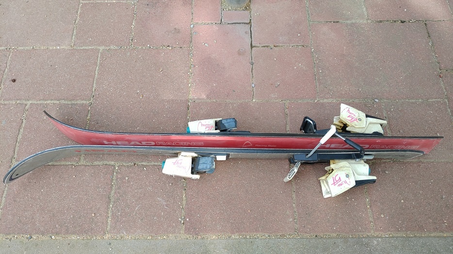 Dětské lyže Head s vázáním Salomon, pěkný stav - 2