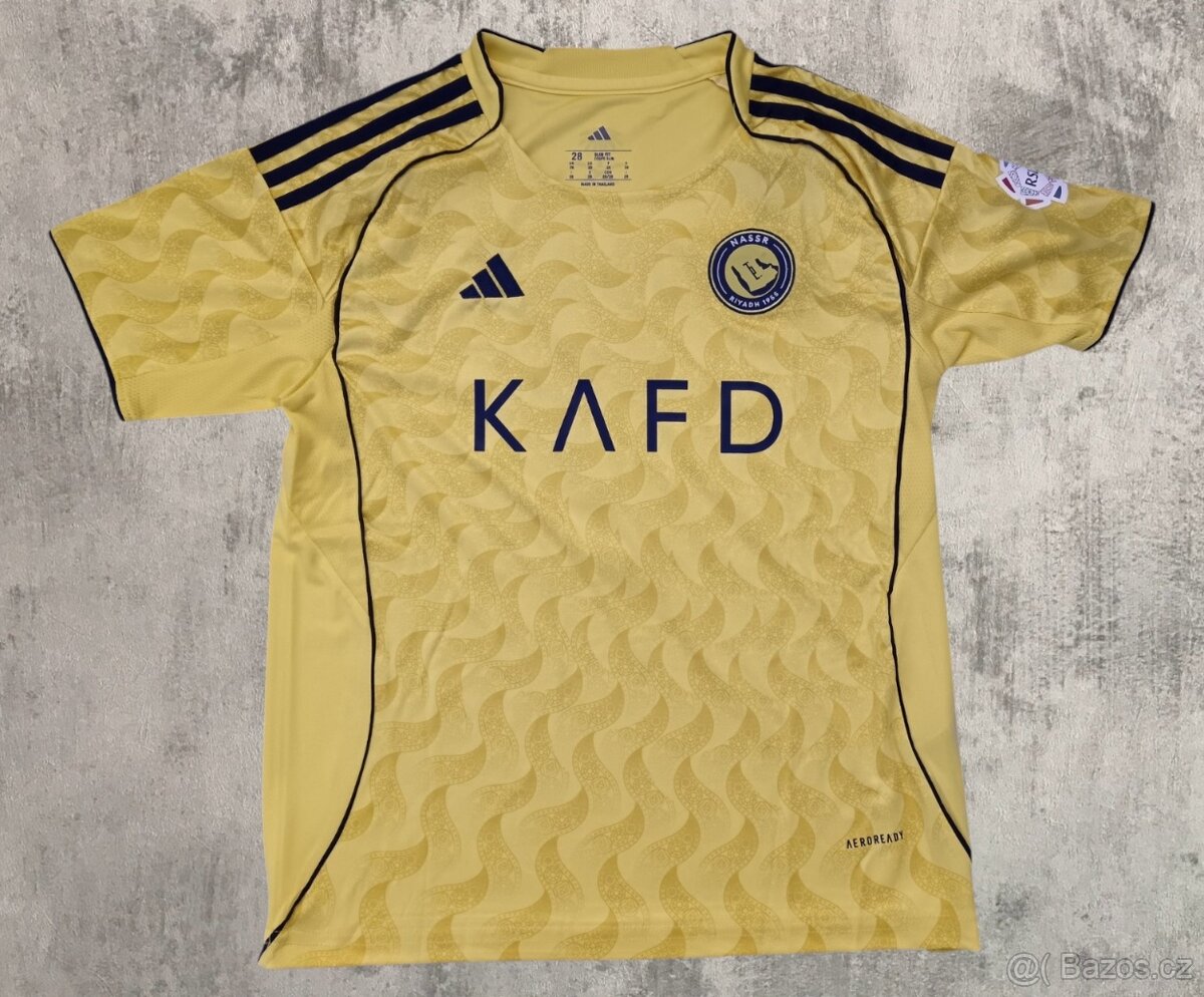 dres Cristiano Ronaldo Al-Nassr FC žlutá edice - 2