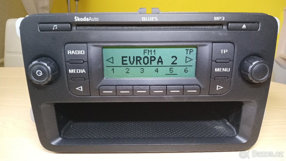 Originál autorádio Škoda Blues - 2