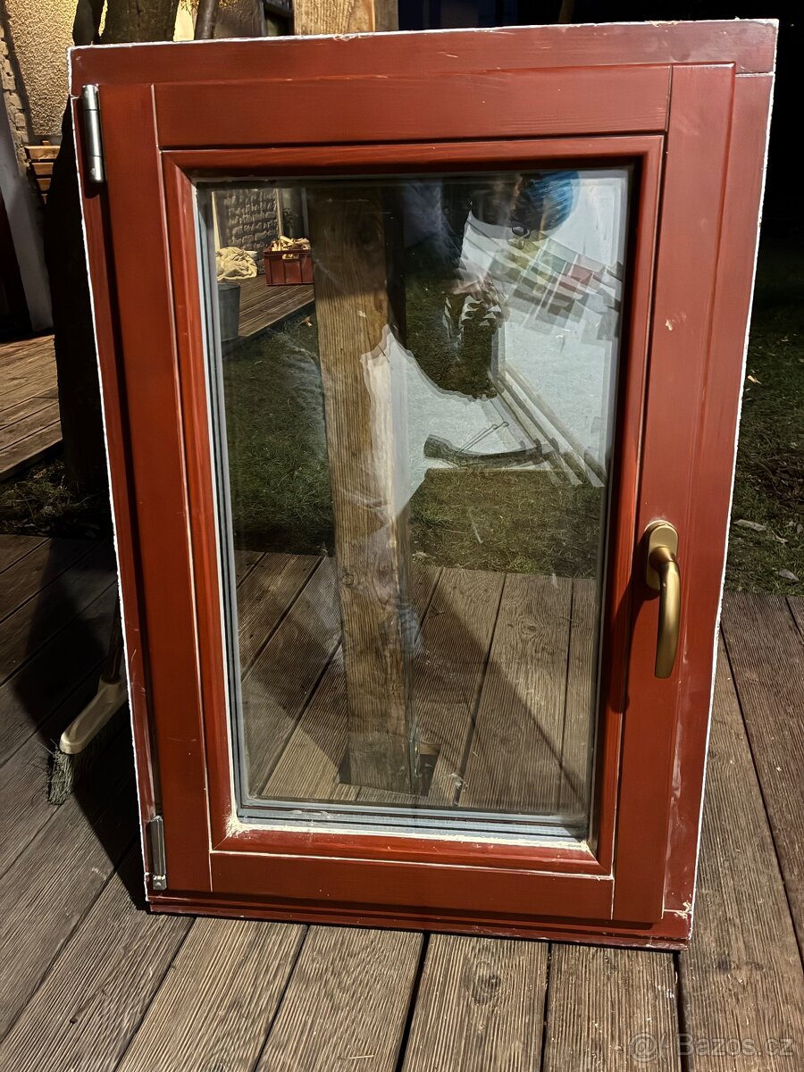 Drevene okno, 6597, trojsklo - 2