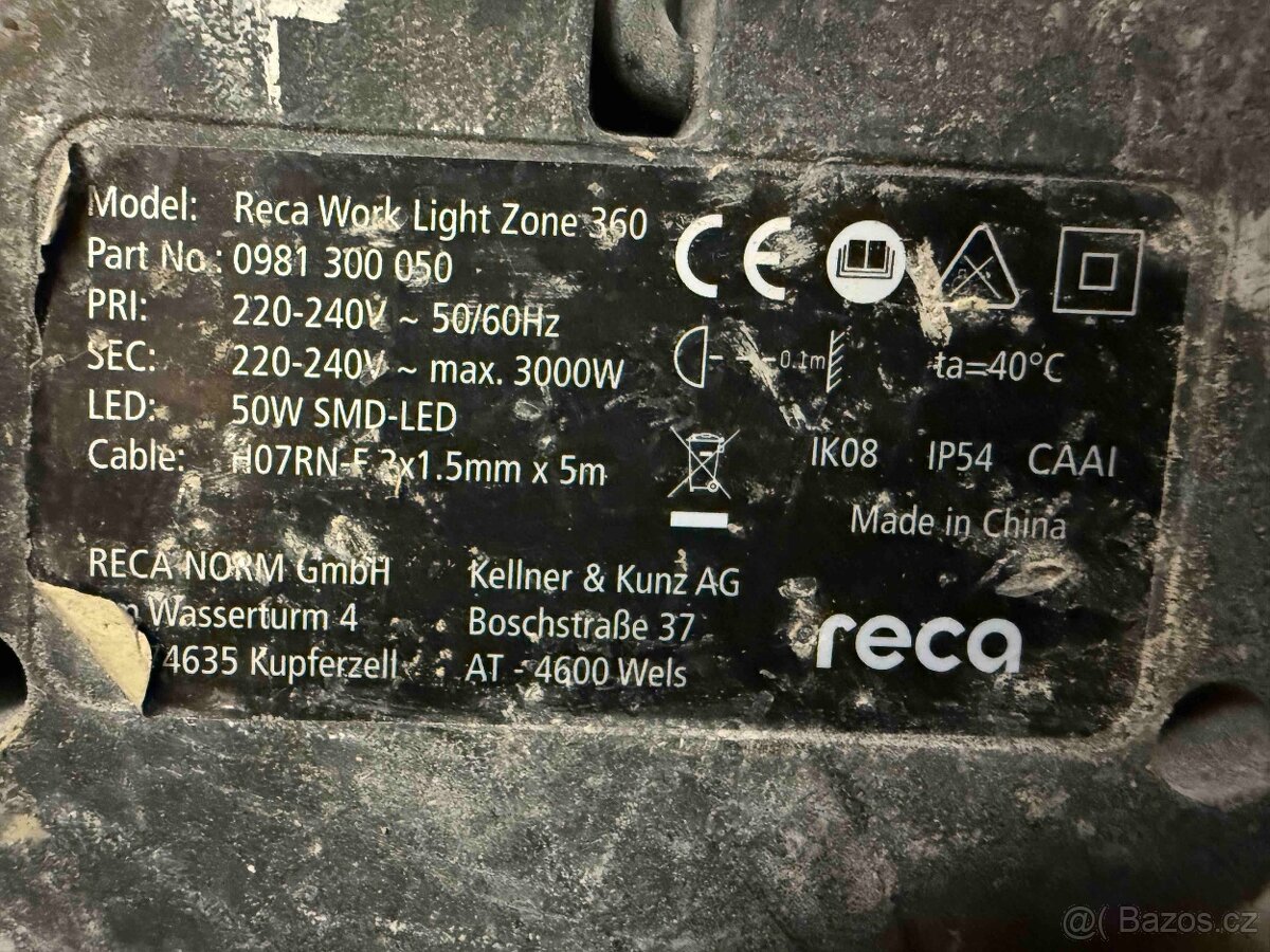 Prodám LED svítidlo RECA WORK light 360 - 2