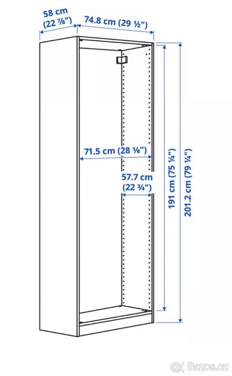 IKEA Pax ram skříně - 2