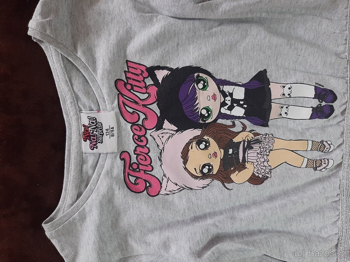 Dívčí šaty s tylovou sukní vel. 134 - 2