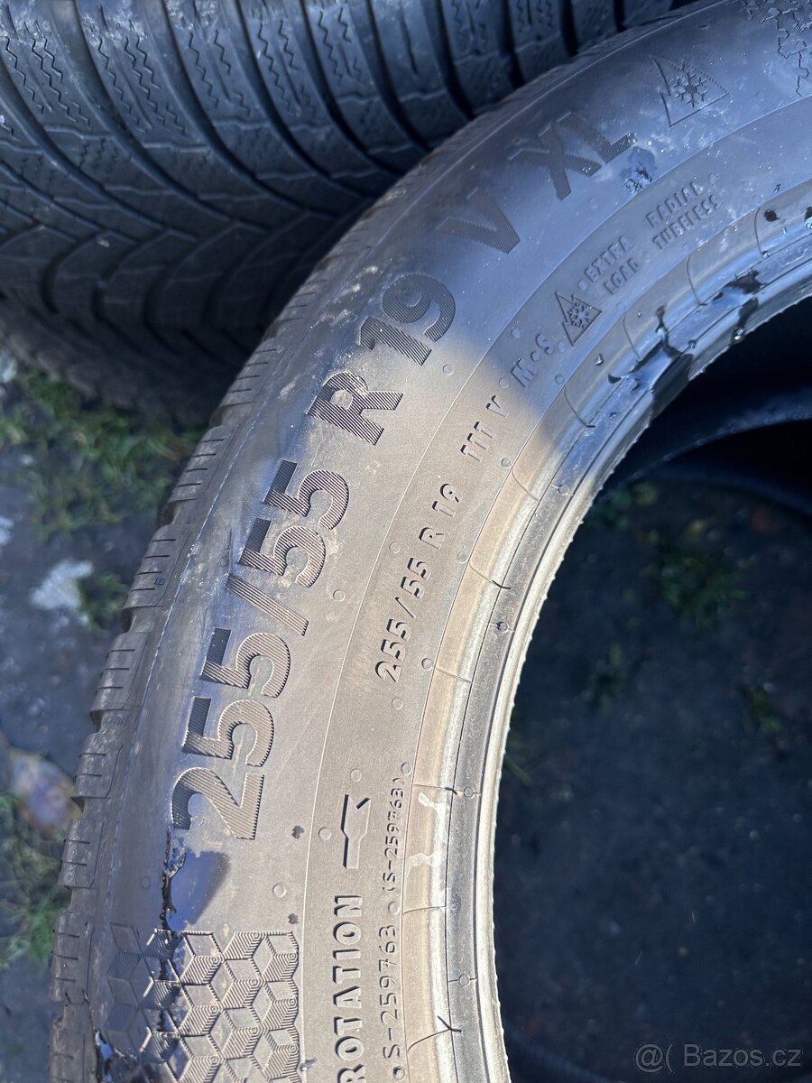 2ks zimní pneu 255/55 R19 - Continental - 2