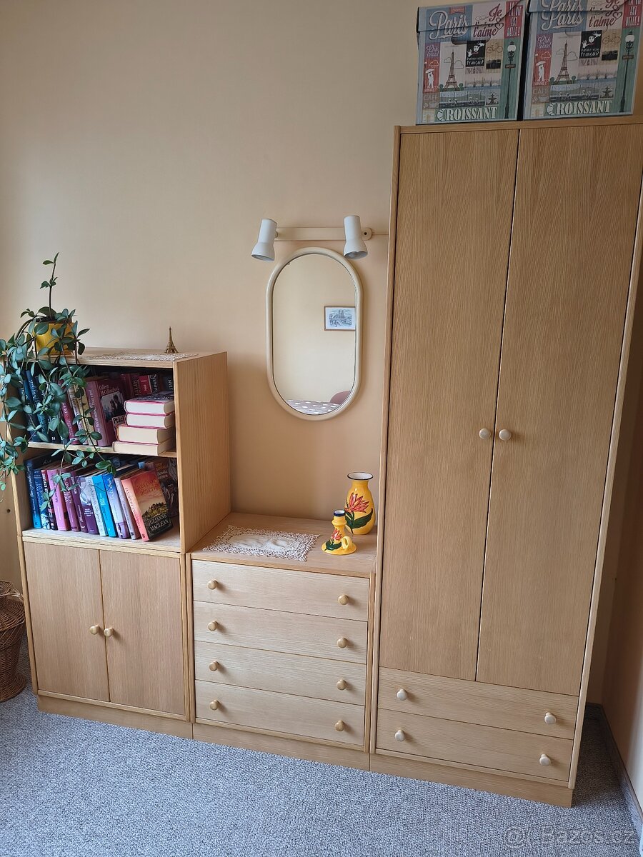 Stěna světle hnědá 4 kusy - 2