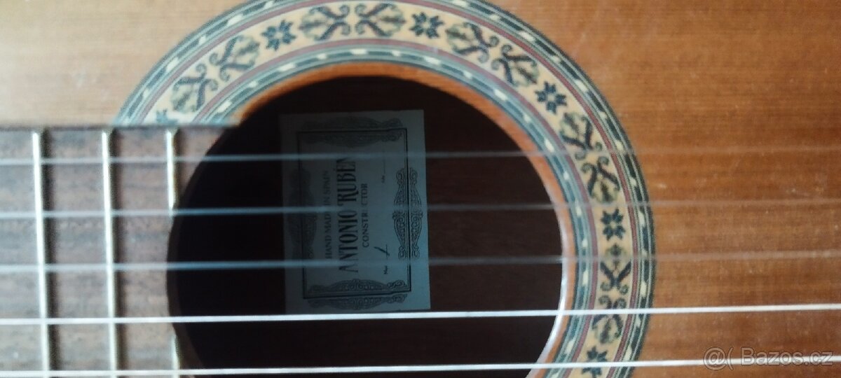 Prodám španělskou koncertní kytaru,Antonio Ruben - 2