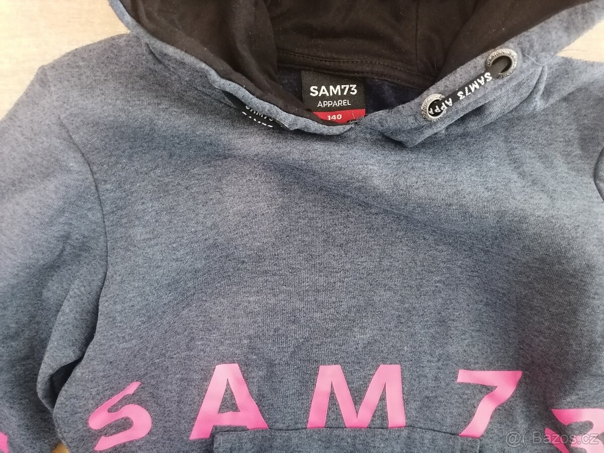 Dívčí mikina SAM 73 top stav vel. 140 - 2