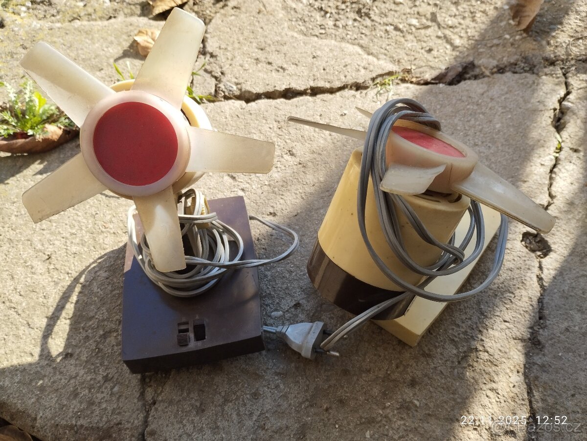 Retro lampička a ventilátor - 2