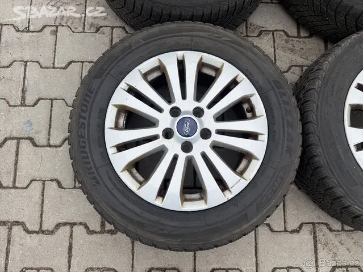 4x al kola 5x108 16 + pneu zimní 205/60 R16 - 2