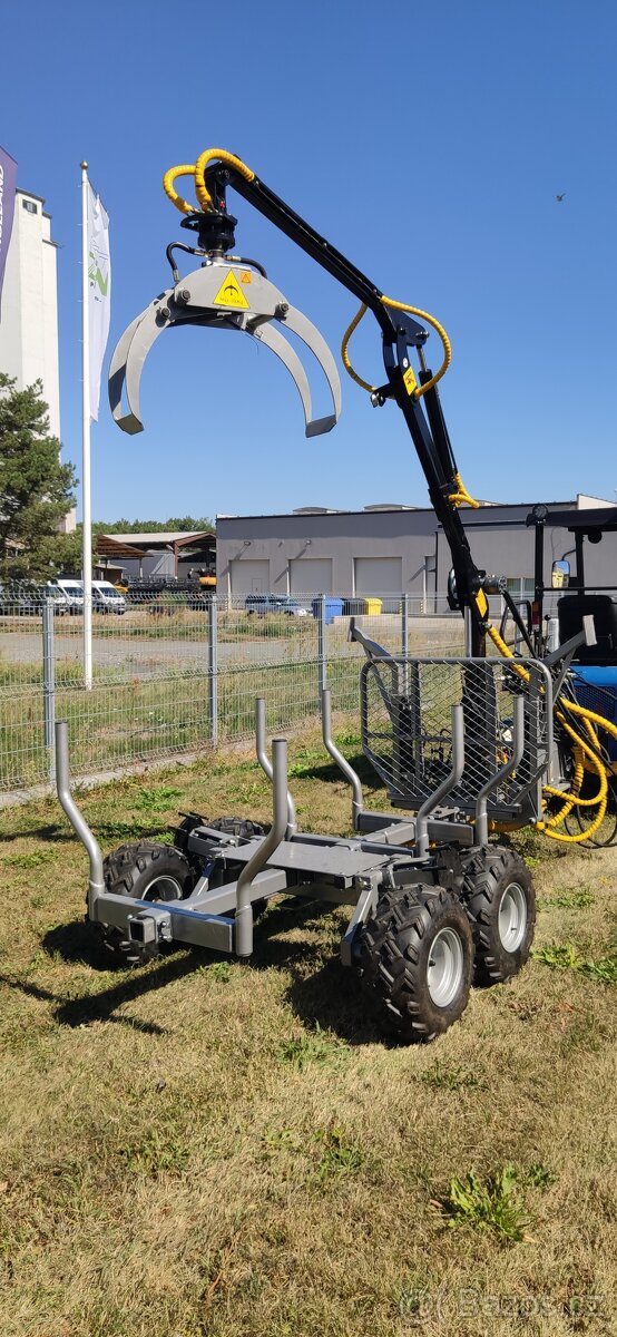 Vyvážečka dřeva, vyvážecí vlek na dřevo ,1,5 tuny - 2