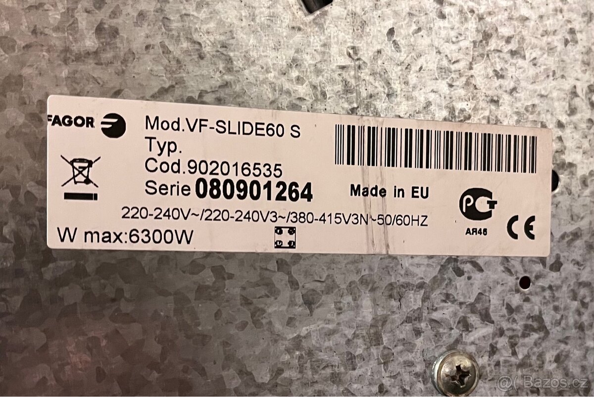 Sklokeramická varná deska FAGOR VF-SLIDE60 S – funkční - 2