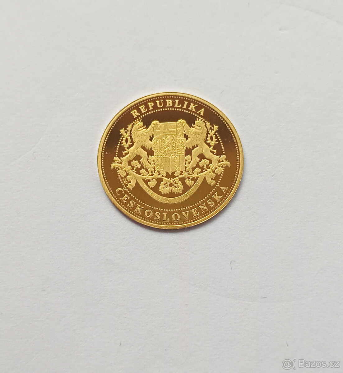 Pamětní zlatá medaile Tomáš Garrigue Masaryk – ryzí zlato 99 - 2