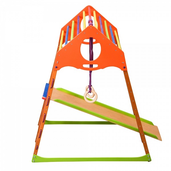 Prolézačka Žebřík Skluzavka Houpačka Dětské hřiště Rocket - 2