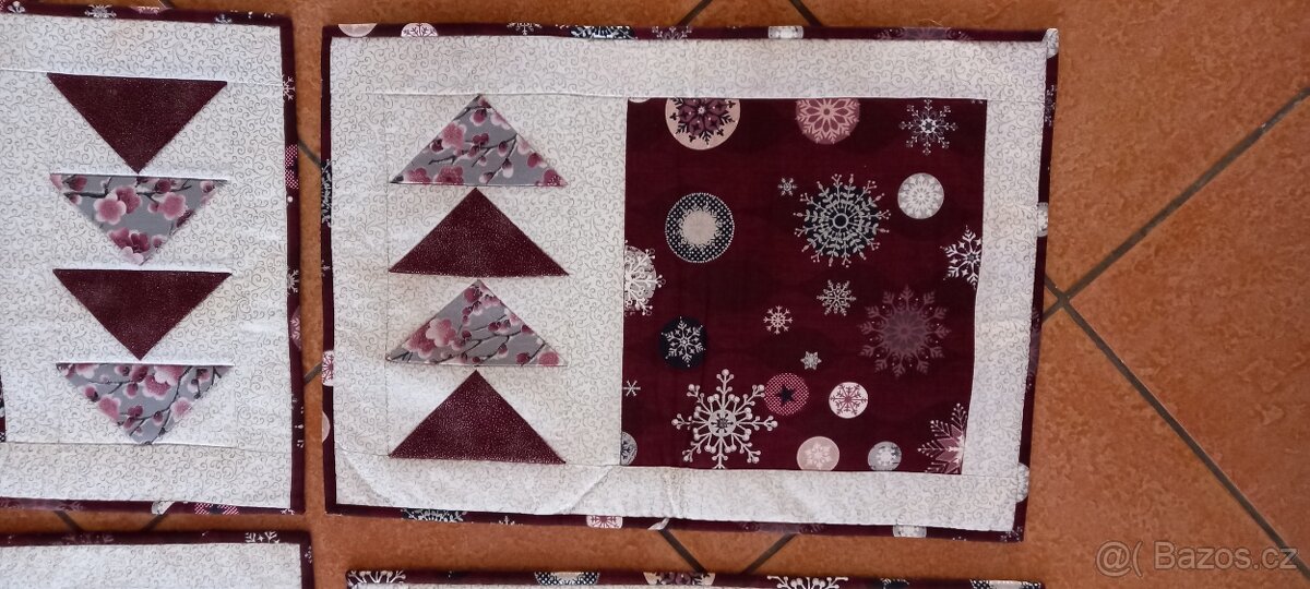 Vánoční prostírání patchwork - 2