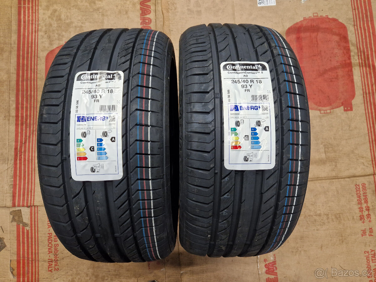 245/40 r18 letni pneumatiky 2ks 245 40 18 245/40/18 C - 2