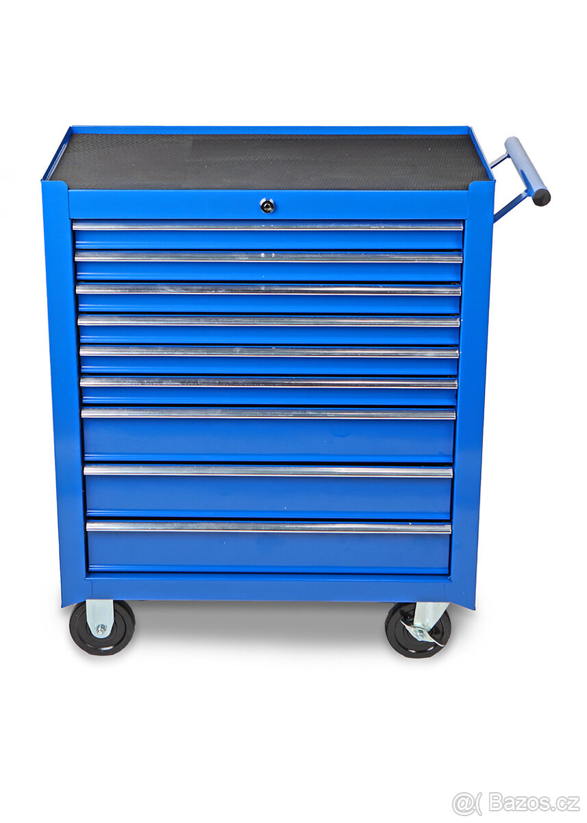 VOZIK NA DILENSKE NARADI 9 ZASUVEK + KLIC DOKLAD DPH Modry - 2