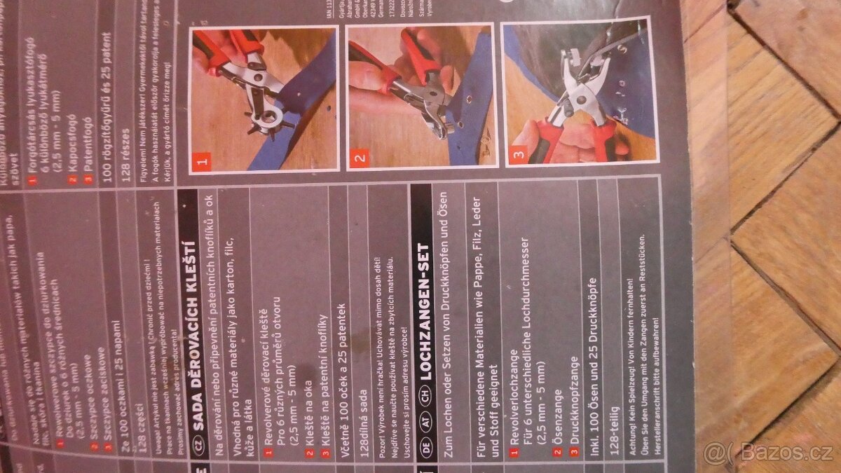 Sada děrovacích kleští - 2