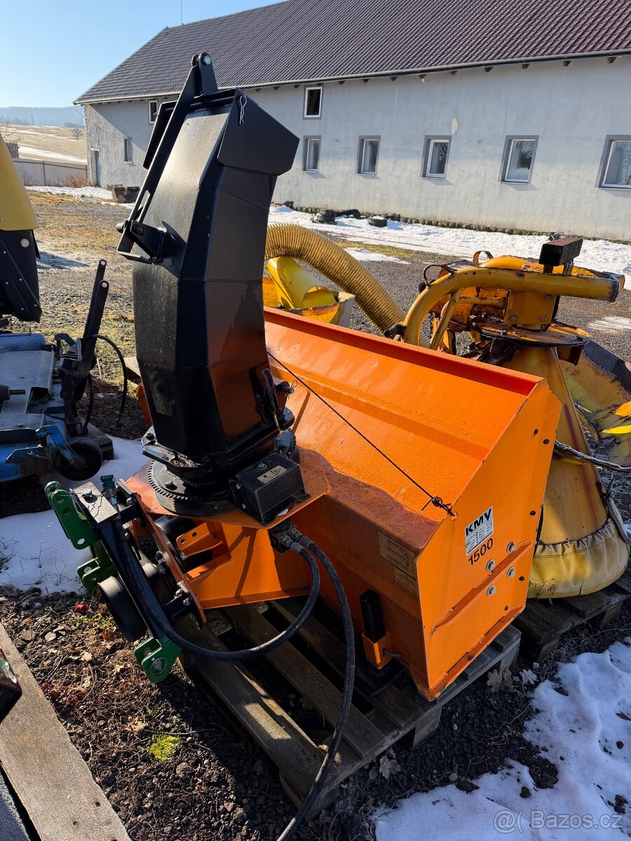 Snehova fréza kmv 1500 pred malotrakto - 2