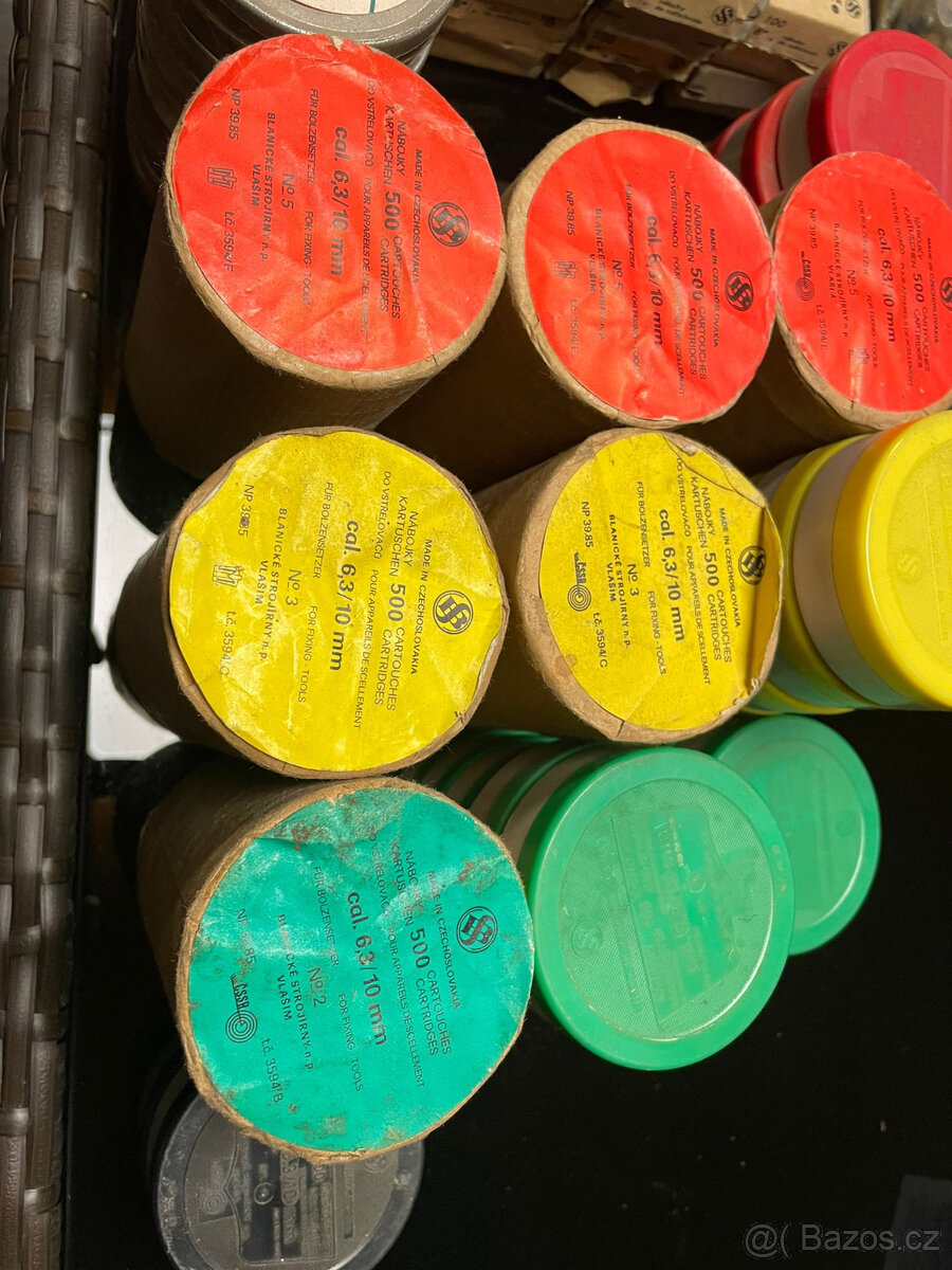 nábojky 6,3 a 5,6 mm - 2