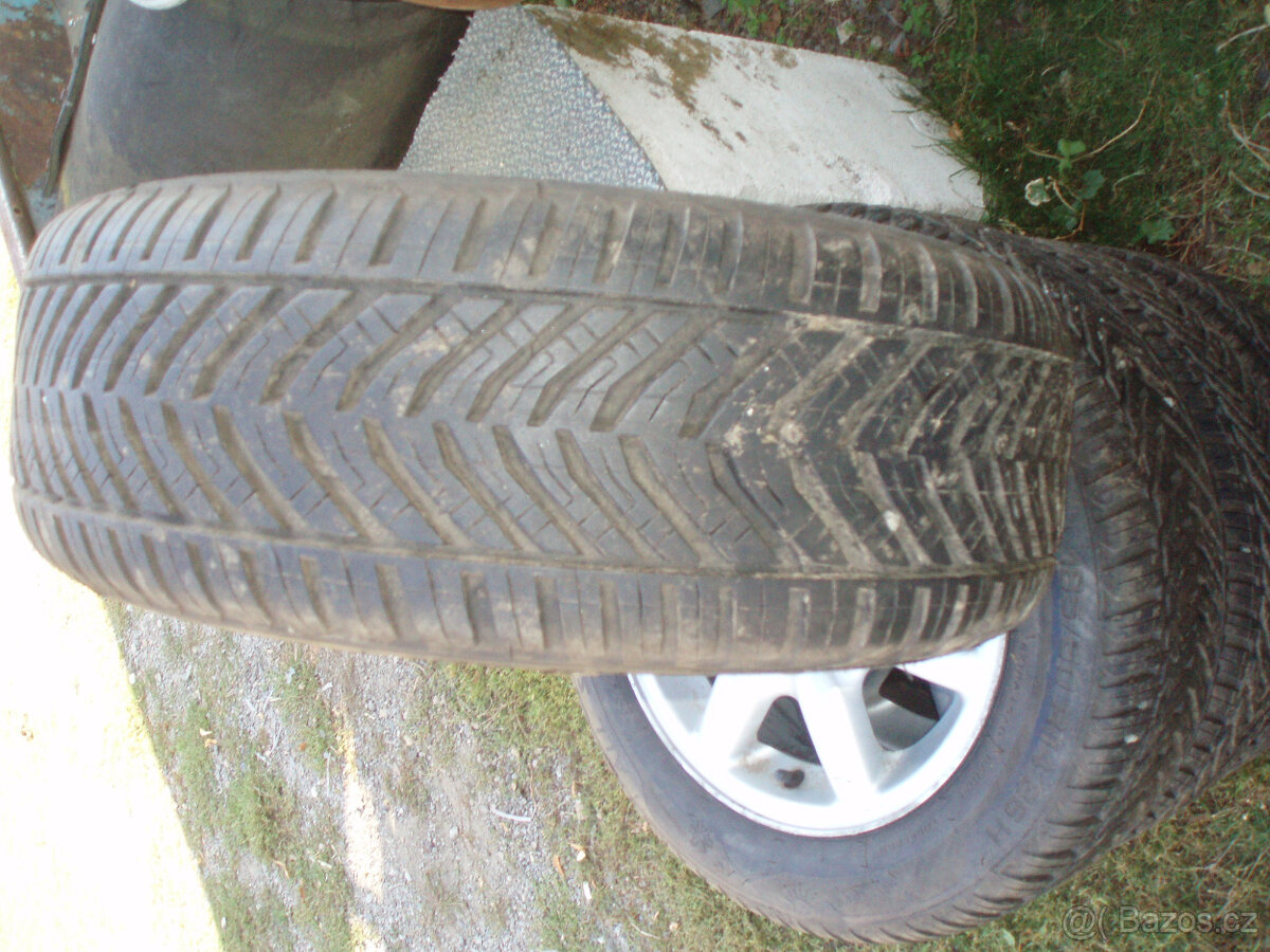 4 kusy pnumatik s Alu disky 14" - 2