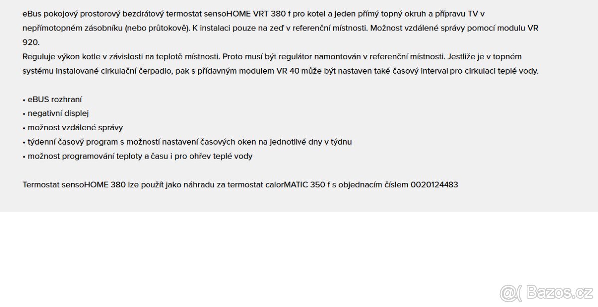 Vaillant senso HOME VRT 380f - 2