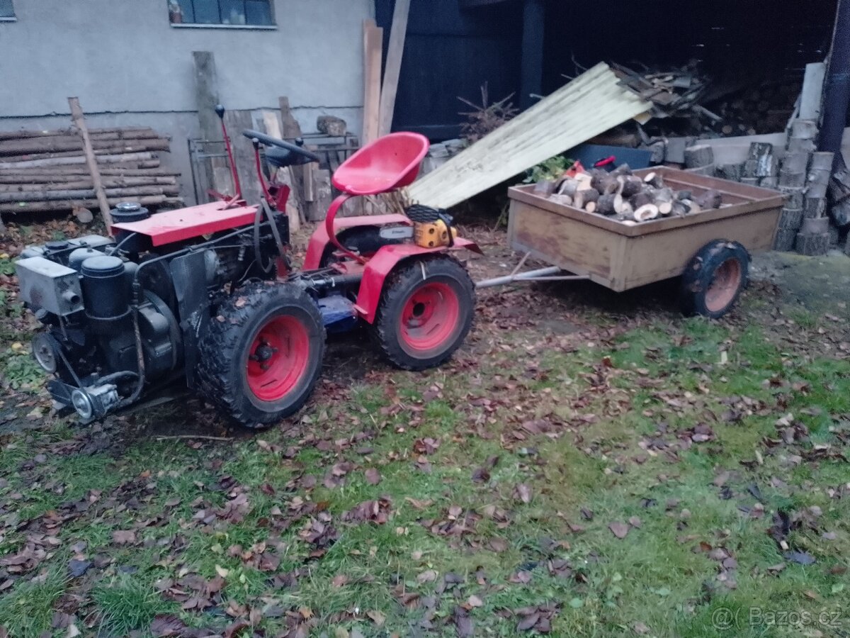 Malotraktor domácí výroby 4x4 - 2