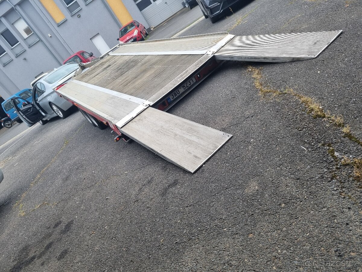 Sklopný Autopřepravnik Fitzel 480/2700 kg pronájem