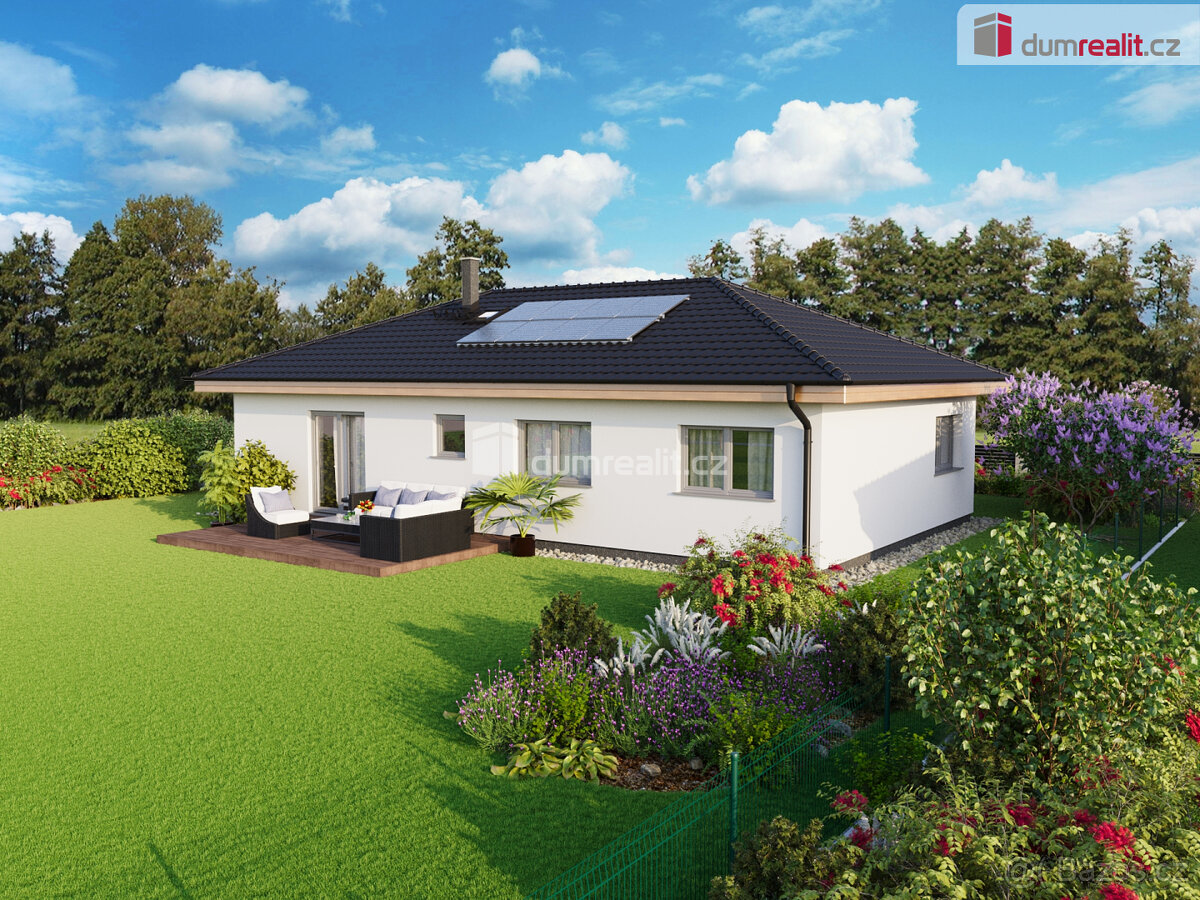 Prodej projektu novostavby rodinného domu 4+kk na klíč. - 2