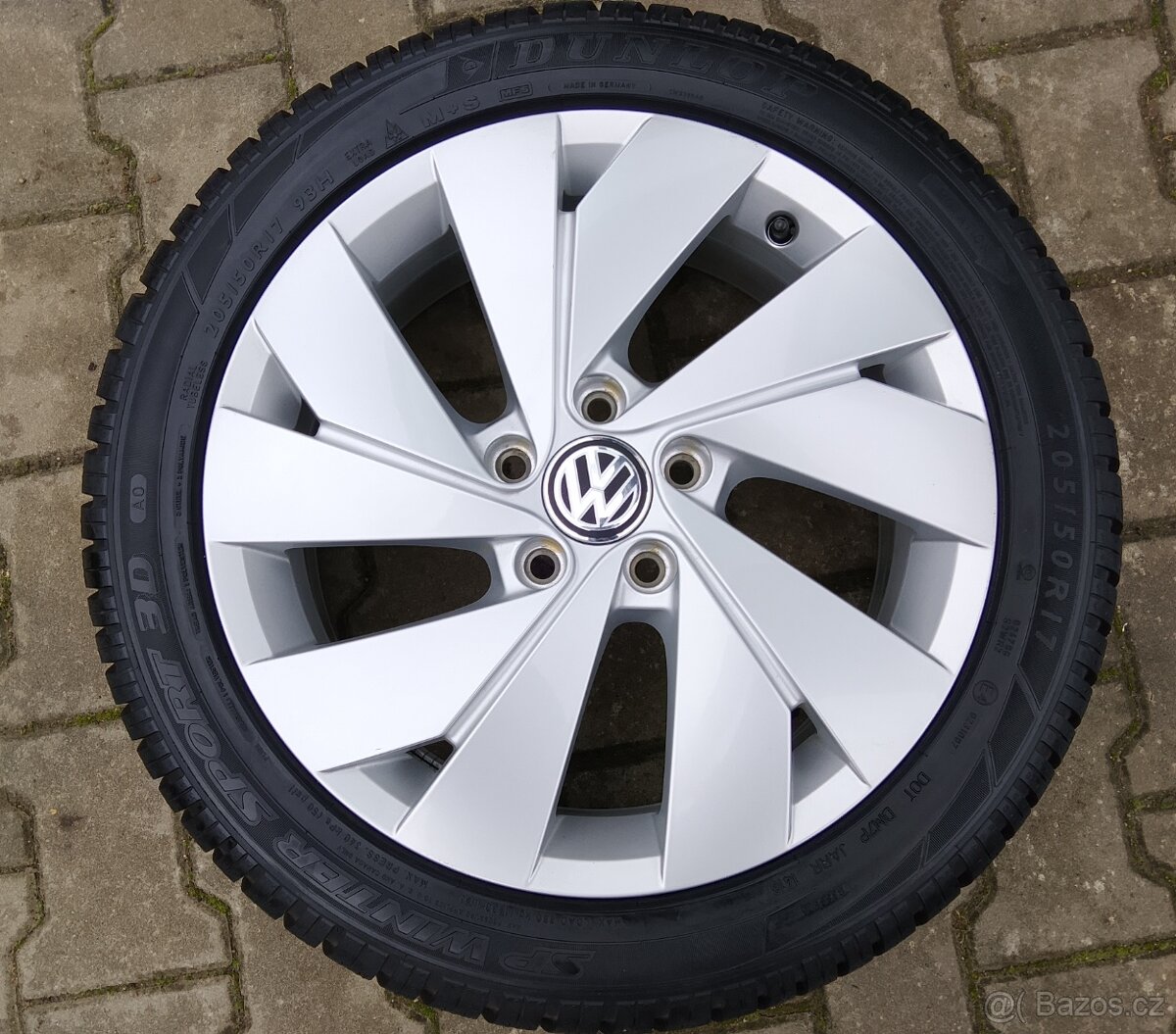 Zimní alu disky originální VW Golf VIII 5x112 R17 - 2