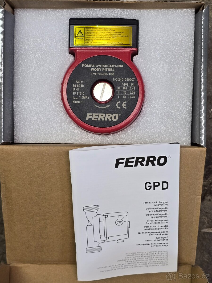 Oběhové čerpadlo FERRO 25-60 - 2