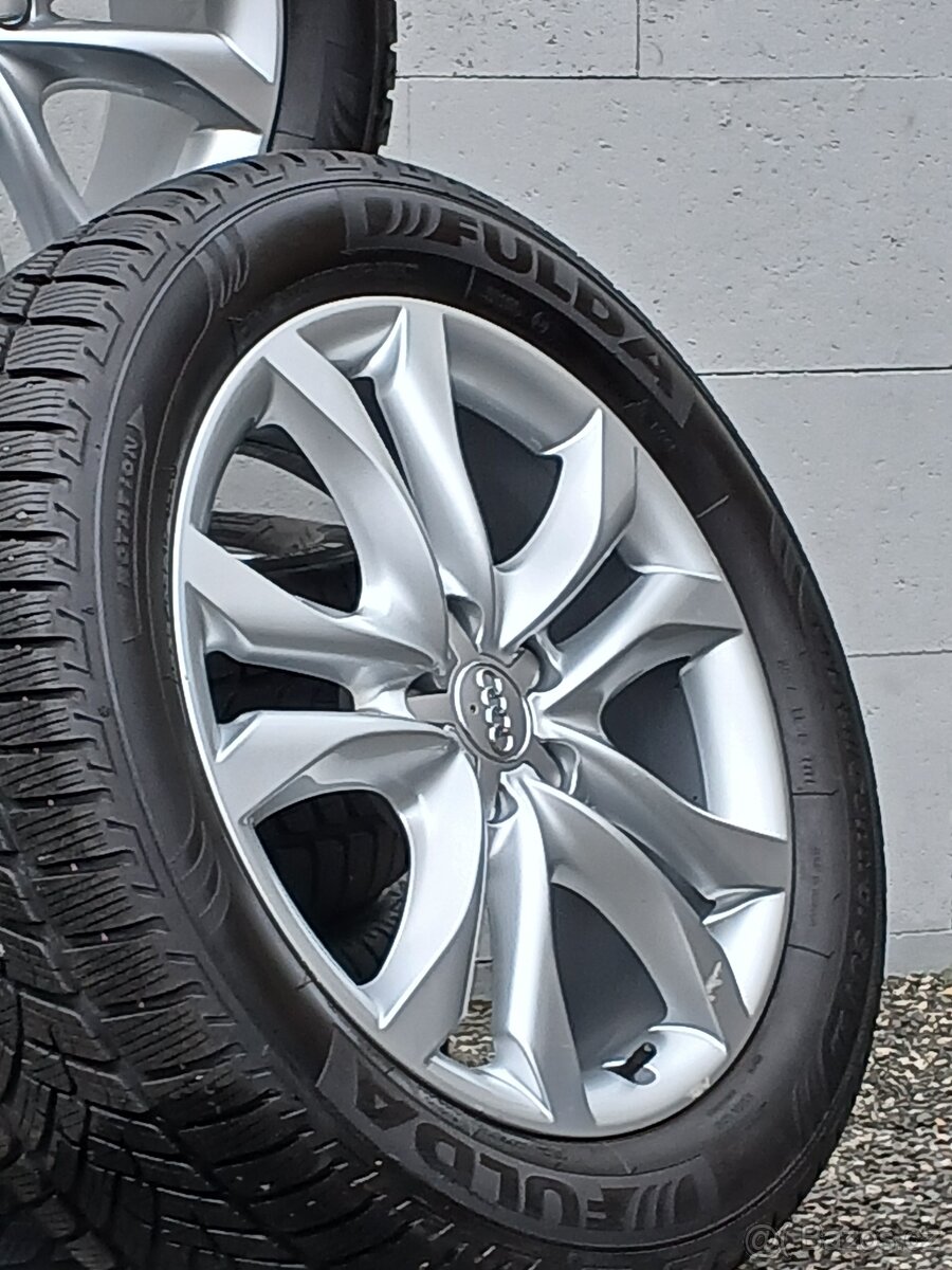Zimní orig alu Audi Q5 Fulda 235/55/19 super vzorek 8mm - 2