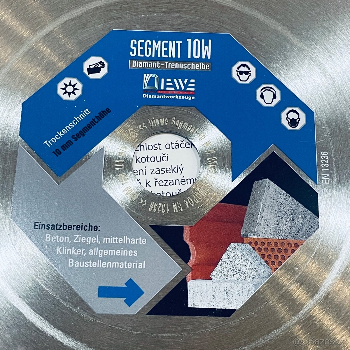 Sada 5 ks diamantových řezných/brusných kotouč Diewe Segment - 2