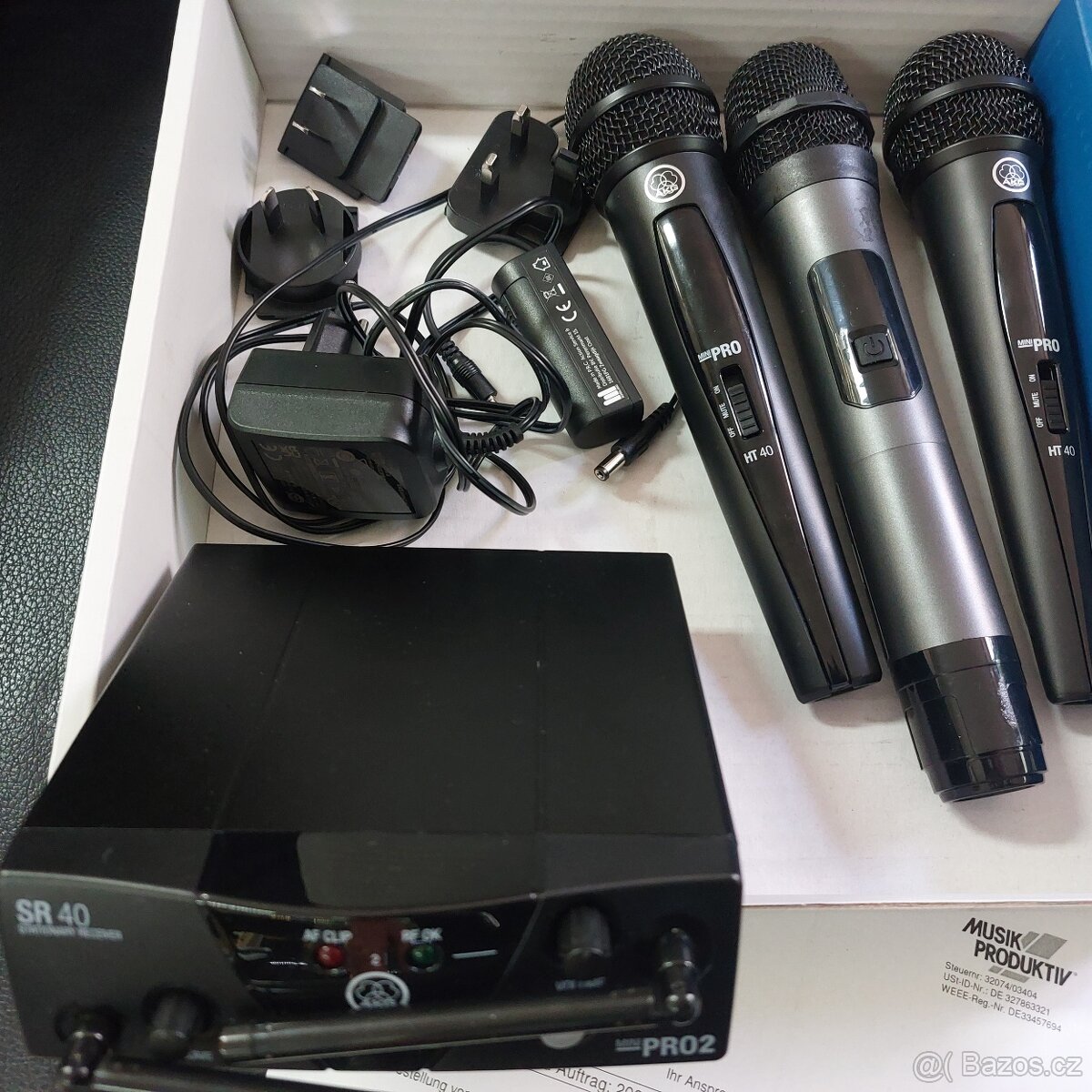 Stacionární přijímač,mikrofon 3x,DOKLAD,ZÁRUKA,ZÁNOVNÍ - 2