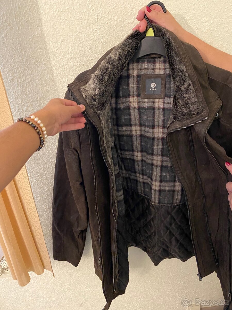 Pánská kožená bunda Kara - 2