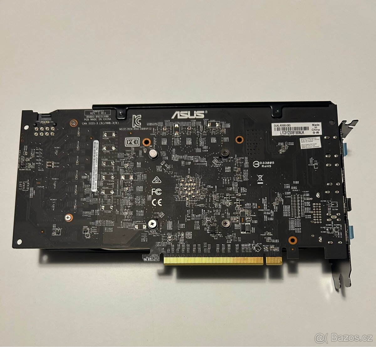 Prodám grafickou kartu ASUS Radeon RX 580 8GB - 2