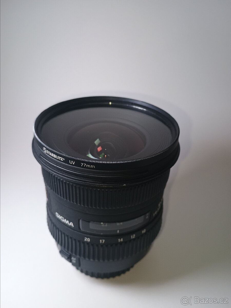 Objektiv pro Canon, Sigma 10-20 mm f4-5.6 ex dc hsm - 2