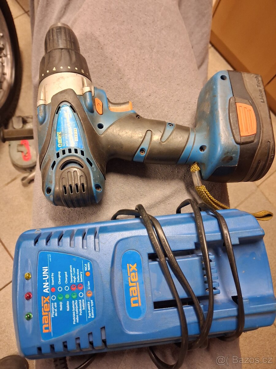 Aku vrtacka Narex AVS14A,nabijecka,1000kc - 2