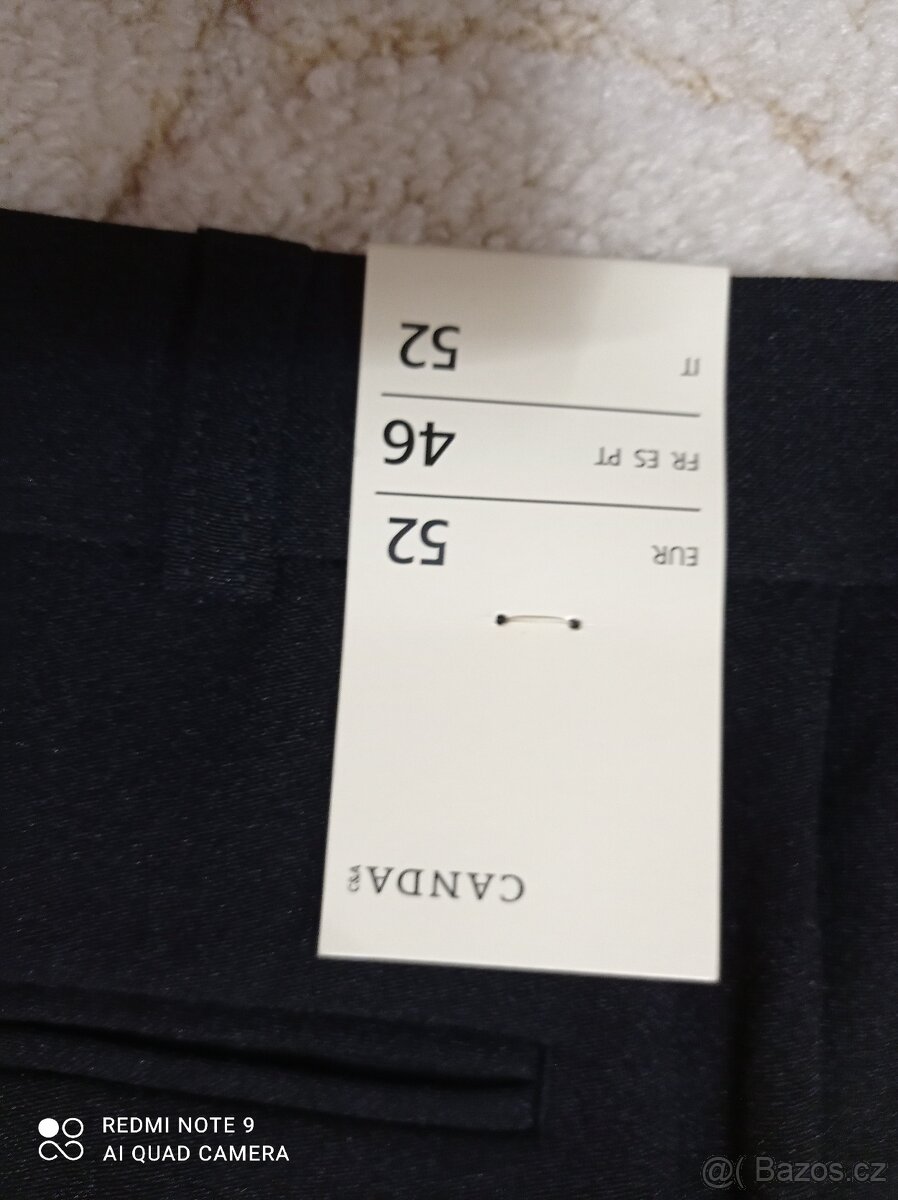 Nový pánský oblek CANDA vel. 52 - 2