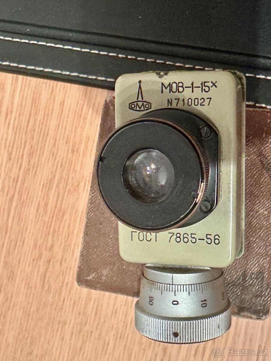 Sovětský okulár mikrometr OMO 1-15x - 2