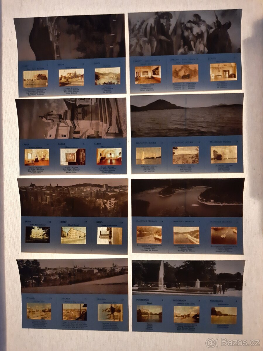 POHLEDNICE s diapozitívem ČSSR nepopsané - 2