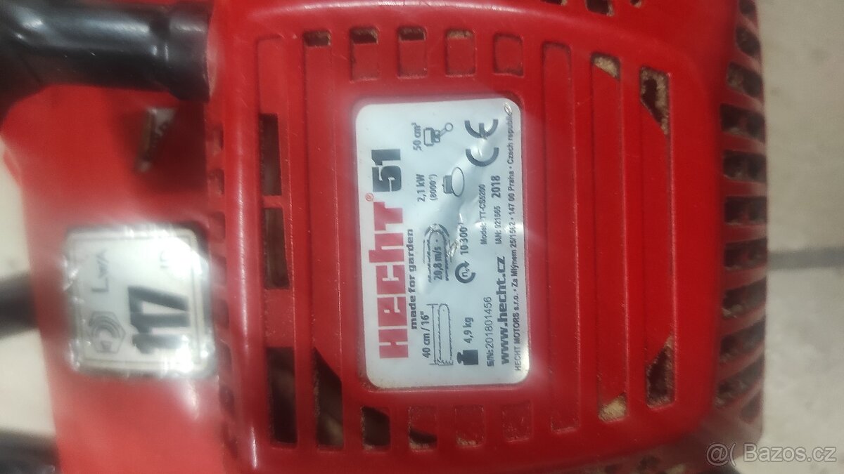 Prodám motorovou pilu HECHT - 2