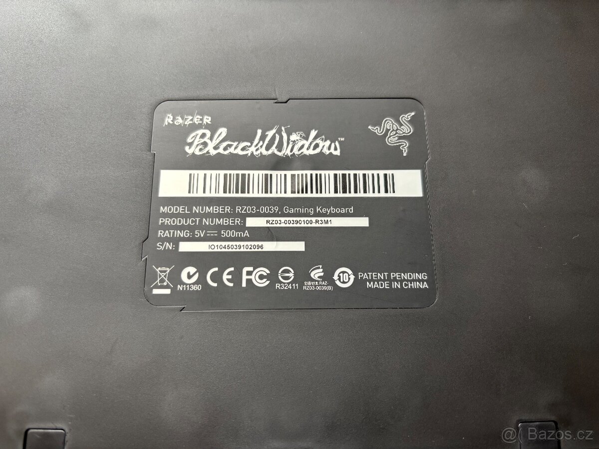 Herní klávesnice RAZER BLACKWIDOW - 2