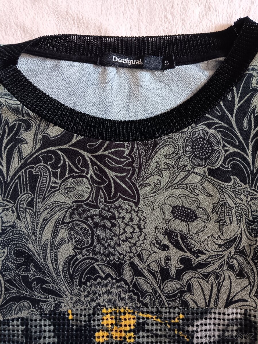 Desigual letní zelené šaty vel.38/40 - 2