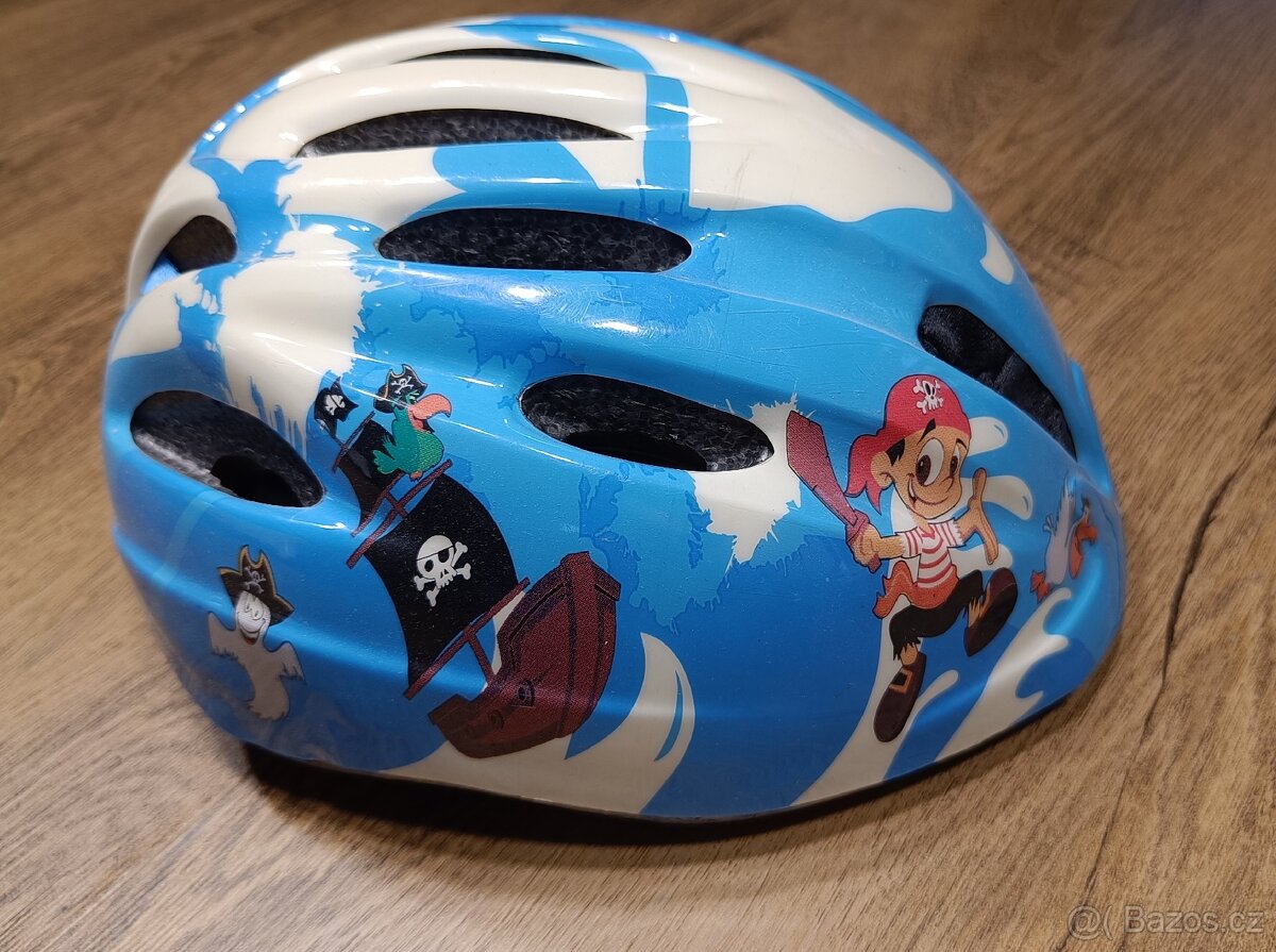 Dětská cyklistická helma + rukavičky - 2